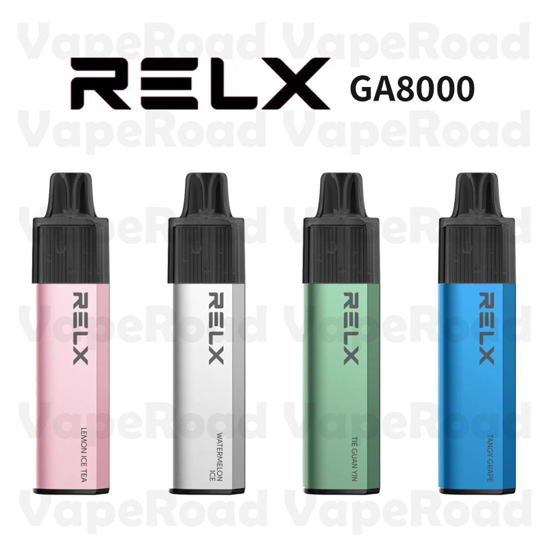 RELX 悅刻 GA8000 一次性電子煙｜約 8000 口・輕量質感設計・經典老牌